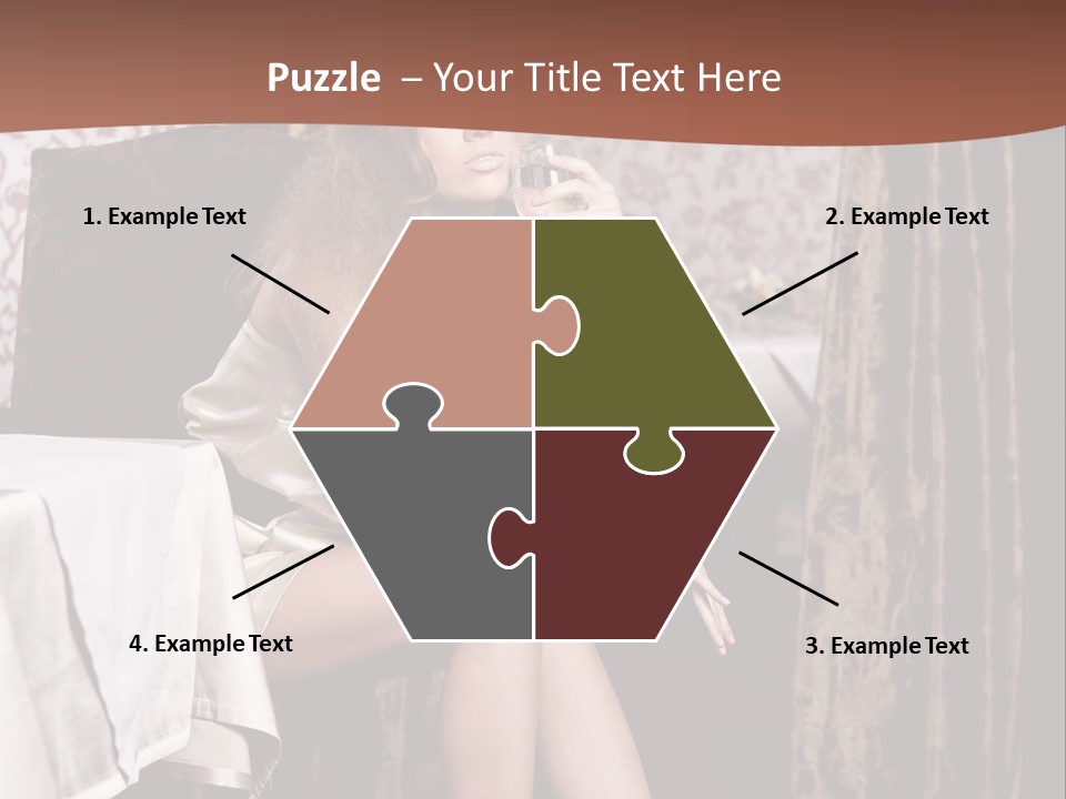 Femininity Elegance Cafe PowerPoint Template