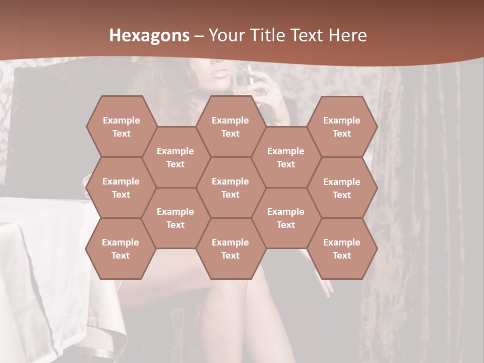 Femininity Elegance Cafe PowerPoint Template