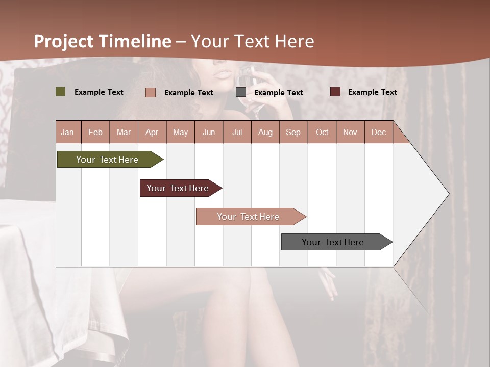 Femininity Elegance Cafe PowerPoint Template