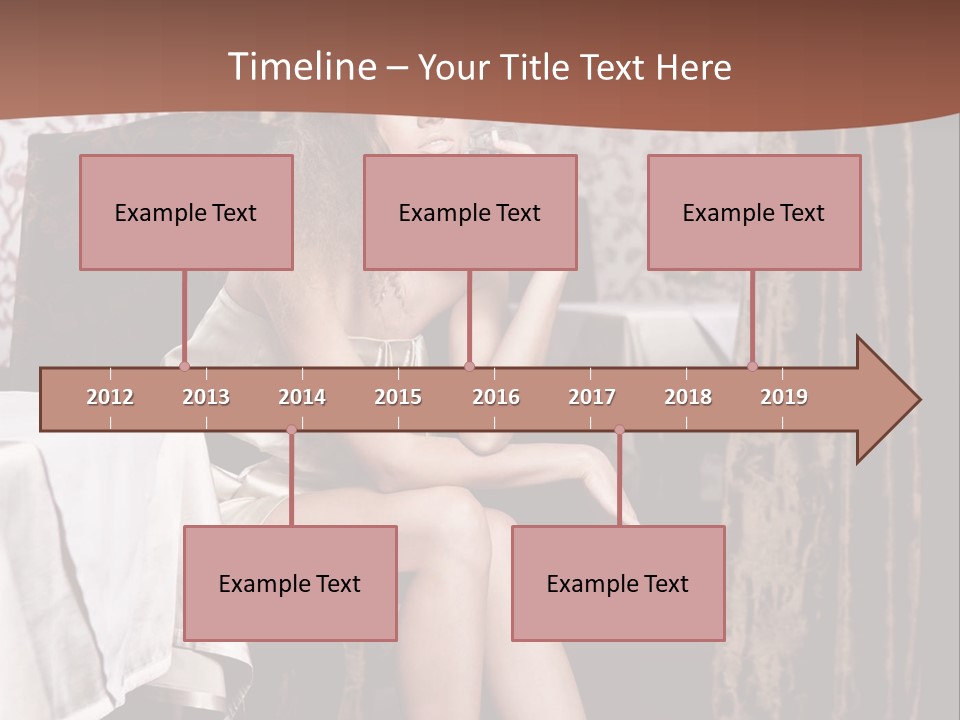 Femininity Elegance Cafe PowerPoint Template