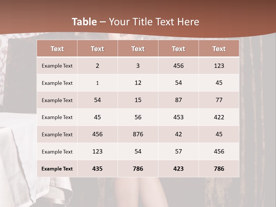 Femininity Elegance Cafe PowerPoint Template