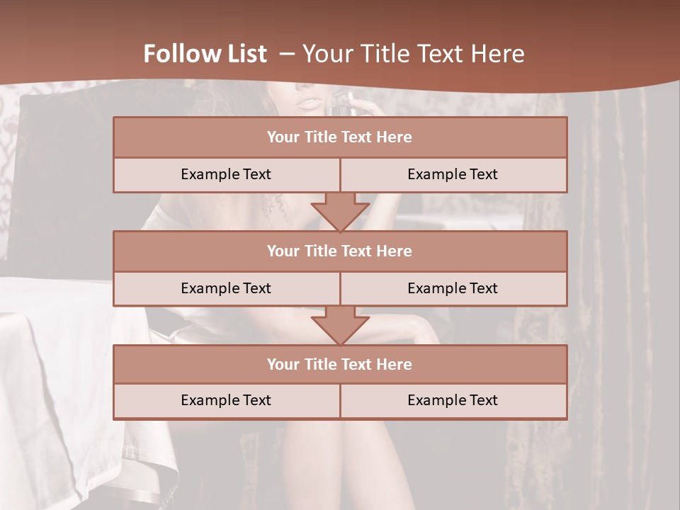 Femininity Elegance Cafe PowerPoint Template