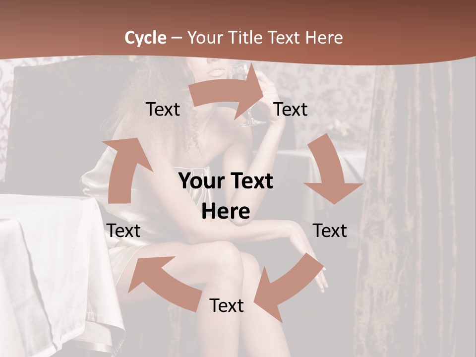 Femininity Elegance Cafe PowerPoint Template