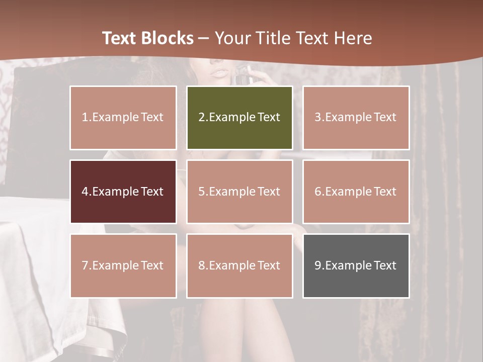 Femininity Elegance Cafe PowerPoint Template