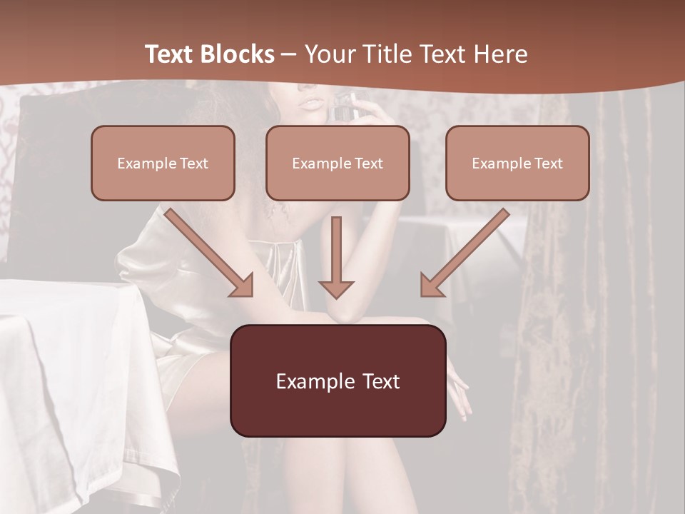 Femininity Elegance Cafe PowerPoint Template