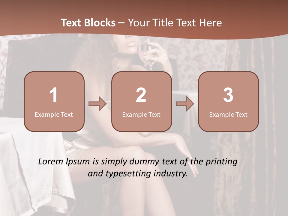 Femininity Elegance Cafe PowerPoint Template