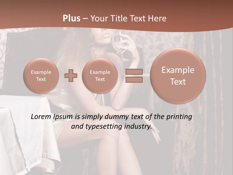 Femininity Elegance Cafe PowerPoint Template