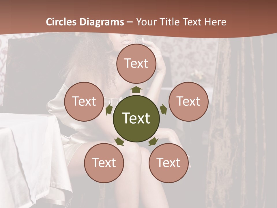 Femininity Elegance Cafe PowerPoint Template