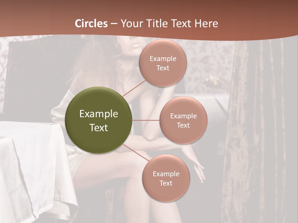 Femininity Elegance Cafe PowerPoint Template