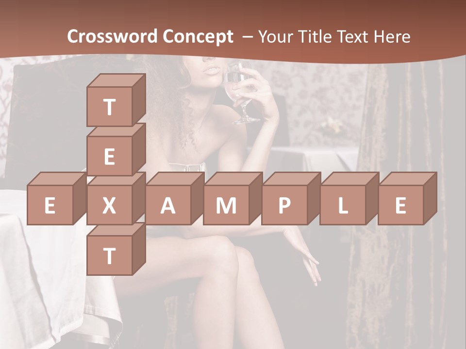 Femininity Elegance Cafe PowerPoint Template