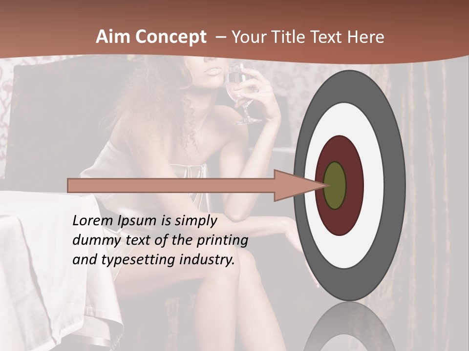 Femininity Elegance Cafe PowerPoint Template