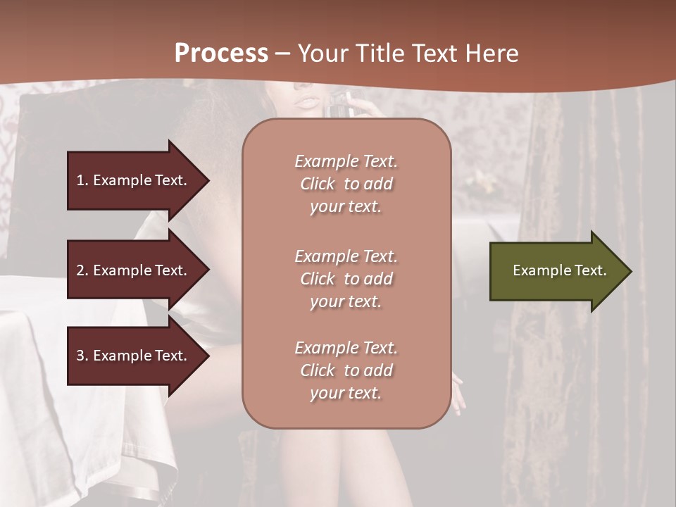 Femininity Elegance Cafe PowerPoint Template
