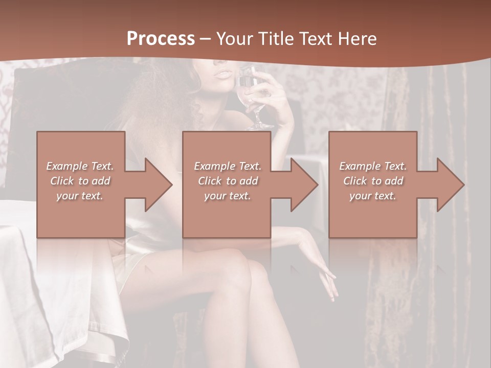 Femininity Elegance Cafe PowerPoint Template