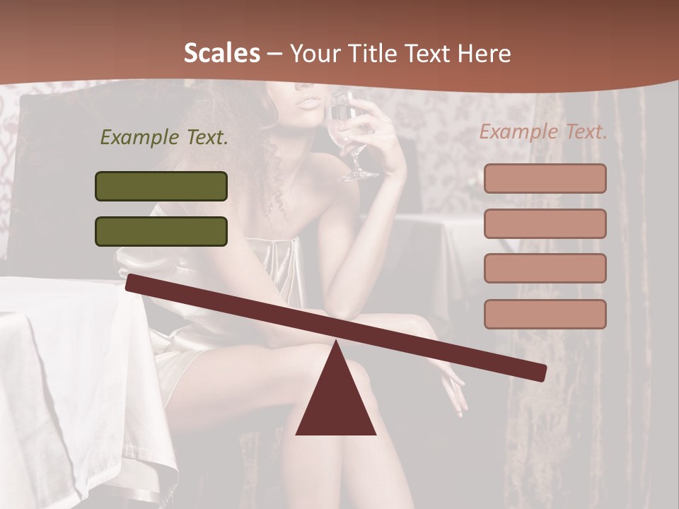 Femininity Elegance Cafe PowerPoint Template