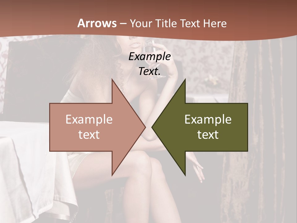 Femininity Elegance Cafe PowerPoint Template