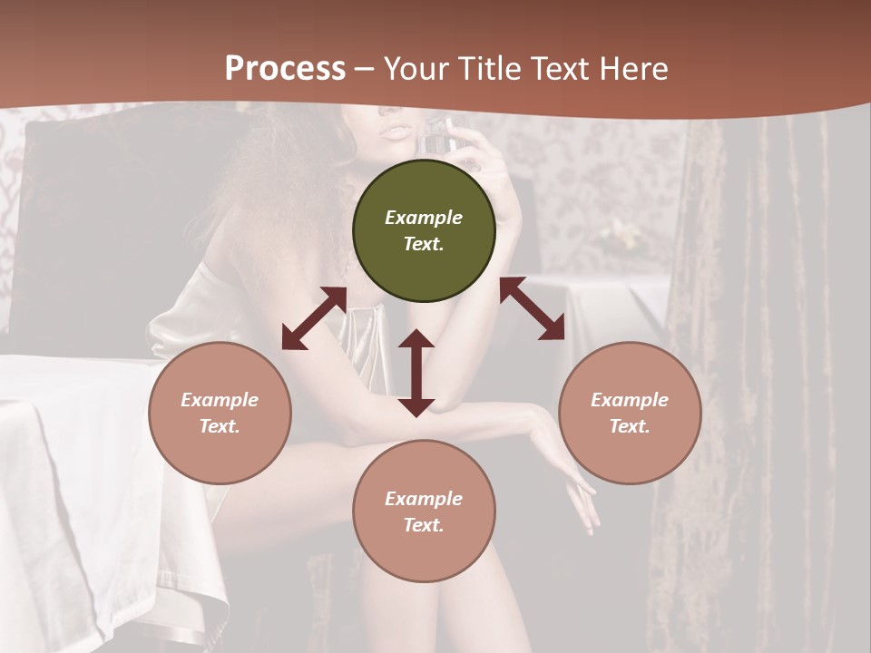 Femininity Elegance Cafe PowerPoint Template