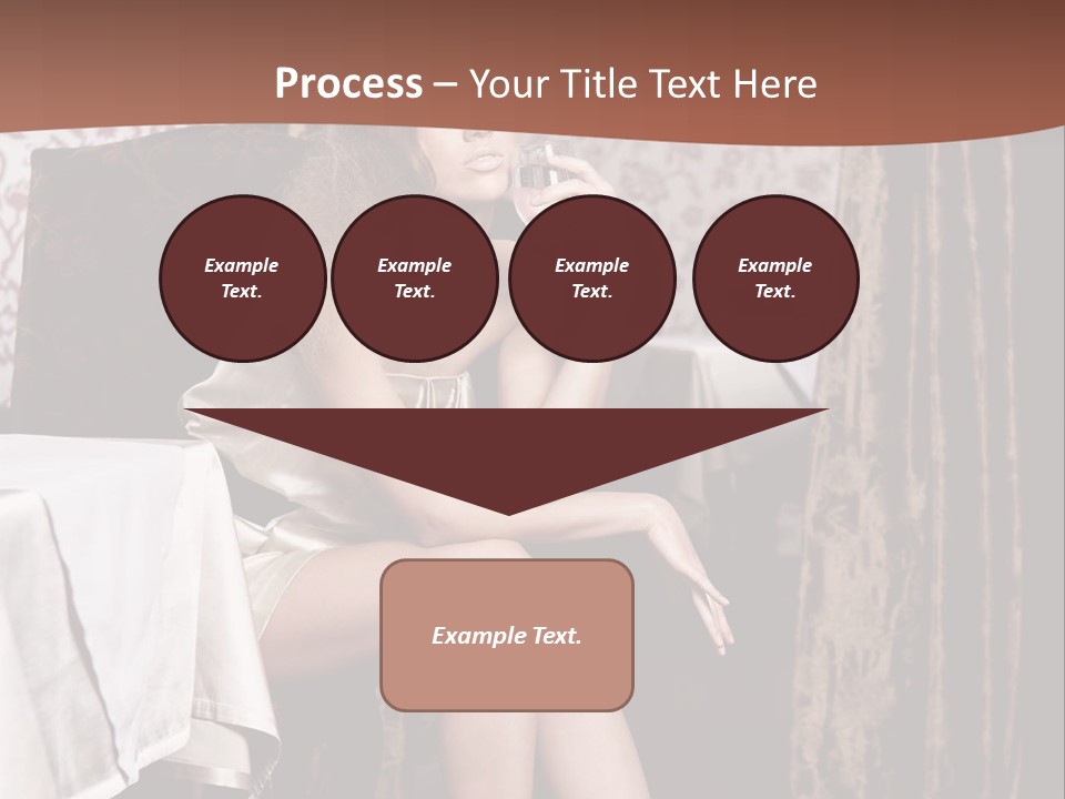 Femininity Elegance Cafe PowerPoint Template