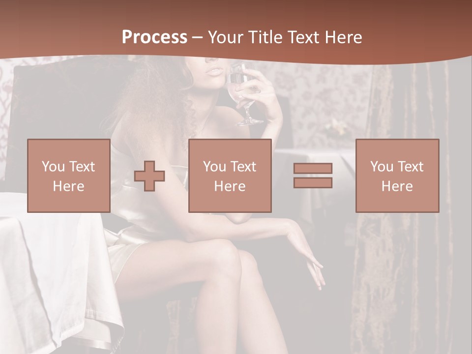 Femininity Elegance Cafe PowerPoint Template