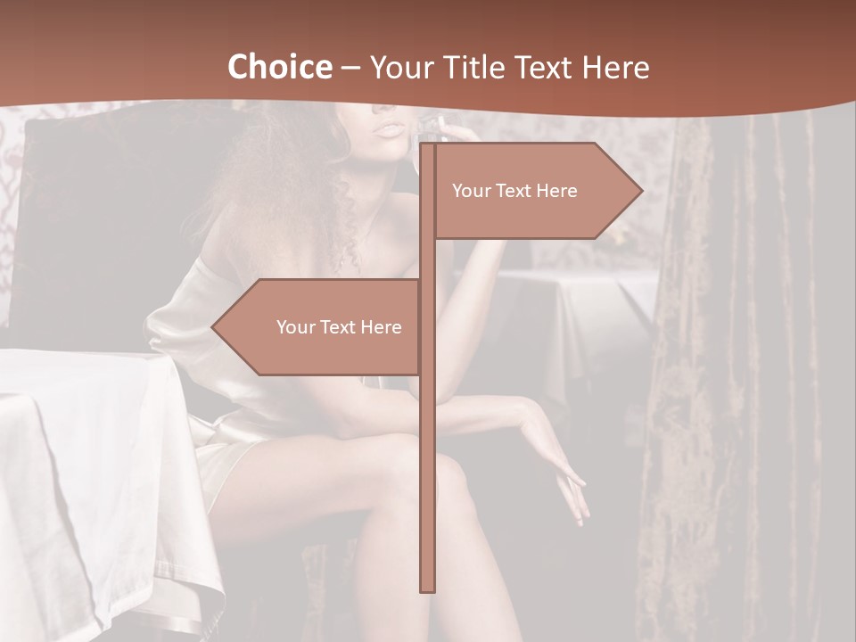 Femininity Elegance Cafe PowerPoint Template