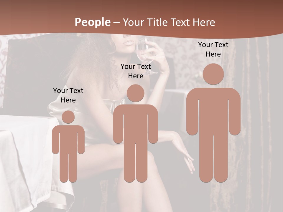 Femininity Elegance Cafe PowerPoint Template