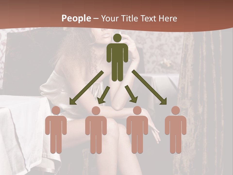 Femininity Elegance Cafe PowerPoint Template