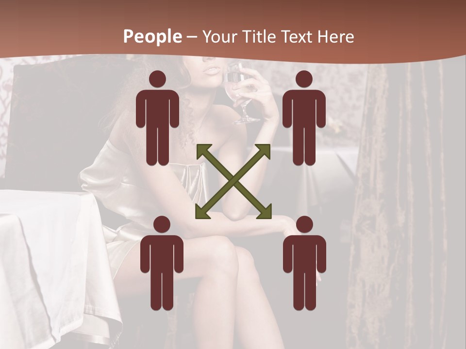 Femininity Elegance Cafe PowerPoint Template