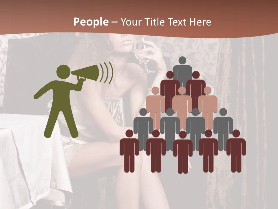 Femininity Elegance Cafe PowerPoint Template