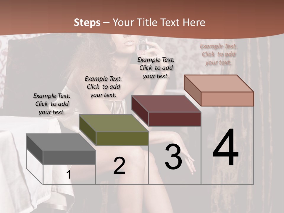 Femininity Elegance Cafe PowerPoint Template