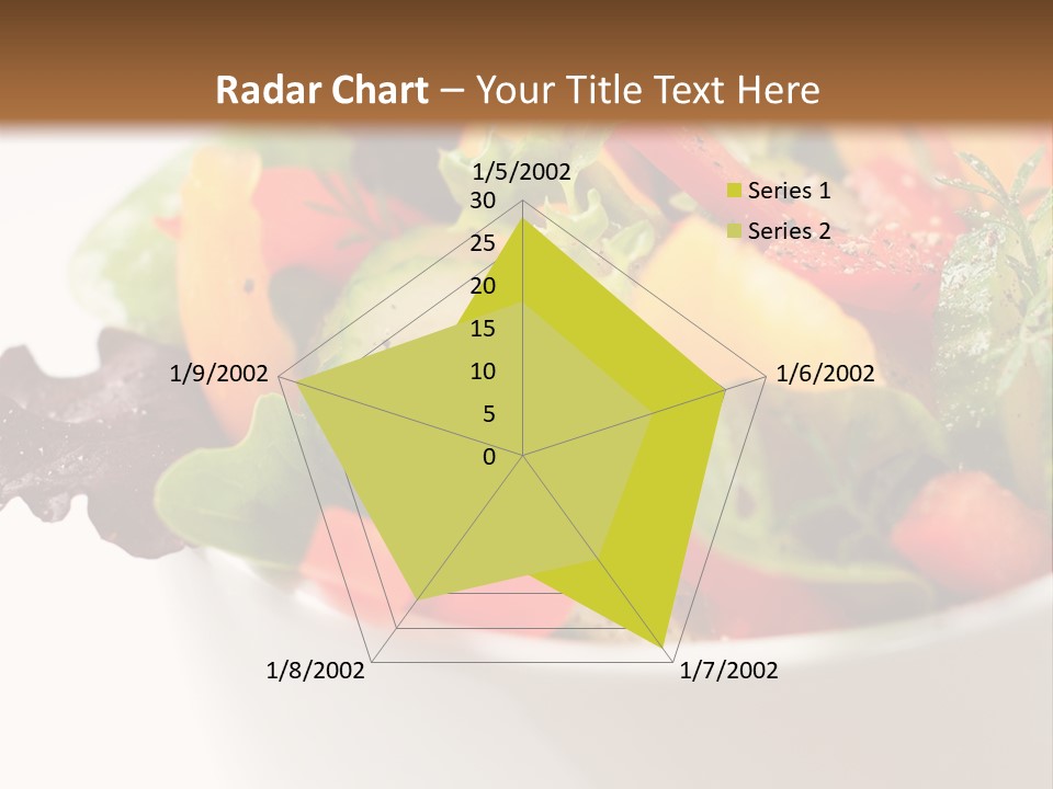 Wedge Background Healthy PowerPoint Template
