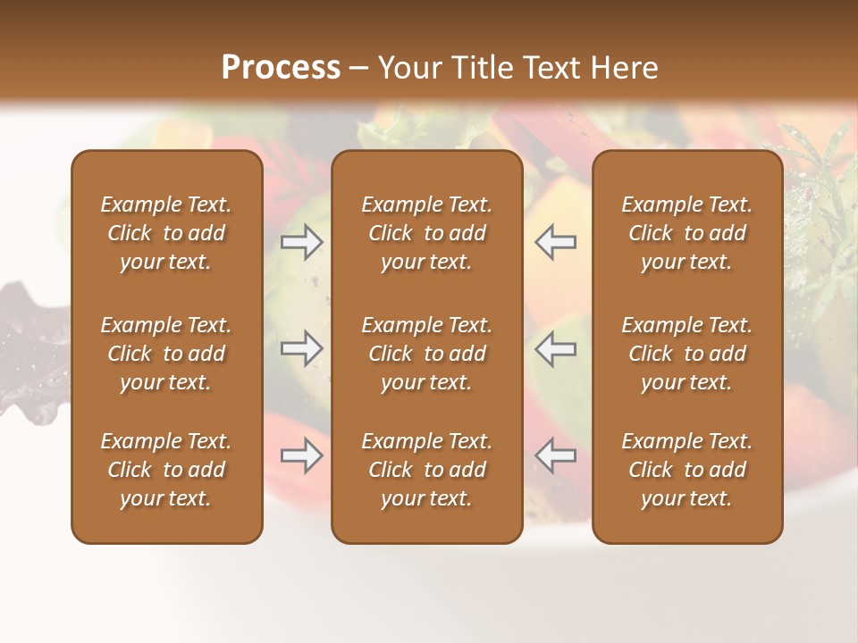 Wedge Background Healthy PowerPoint Template