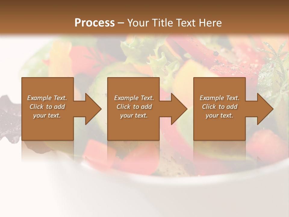 Wedge Background Healthy PowerPoint Template
