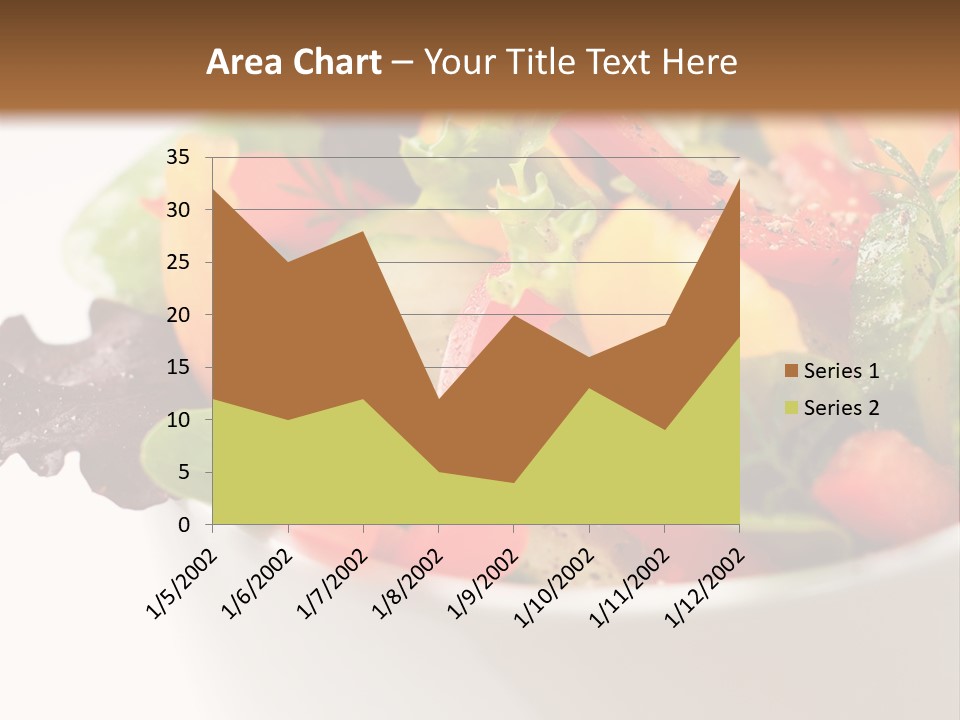 Wedge Background Healthy PowerPoint Template