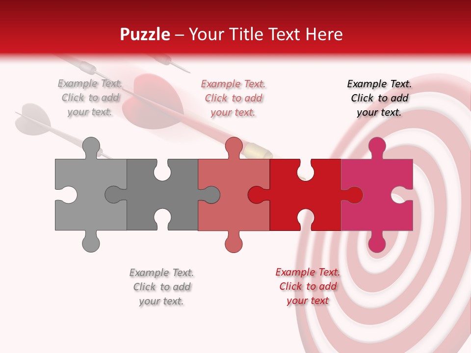 Character Couple White PowerPoint Template