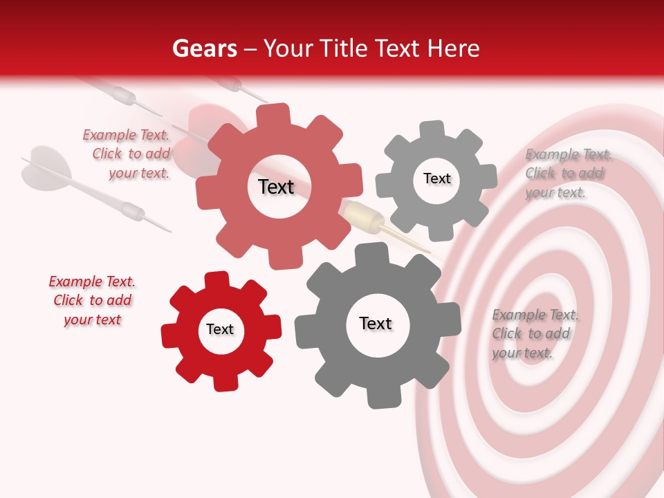 Character Couple White PowerPoint Template