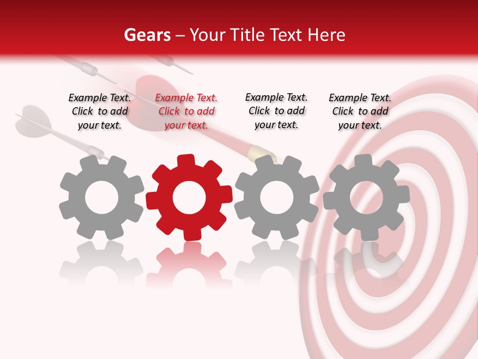 Character Couple White PowerPoint Template