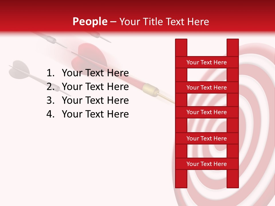 Character Couple White PowerPoint Template