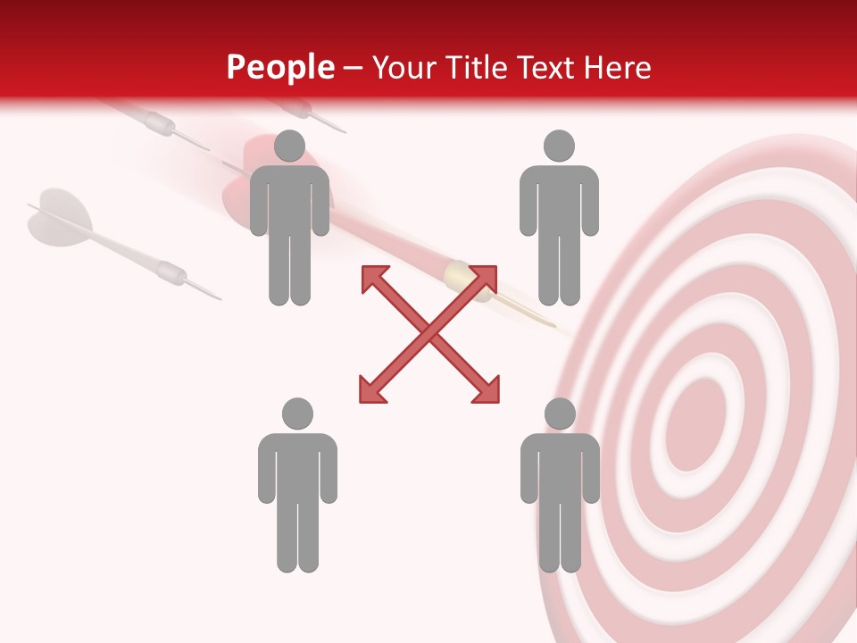 Character Couple White PowerPoint Template