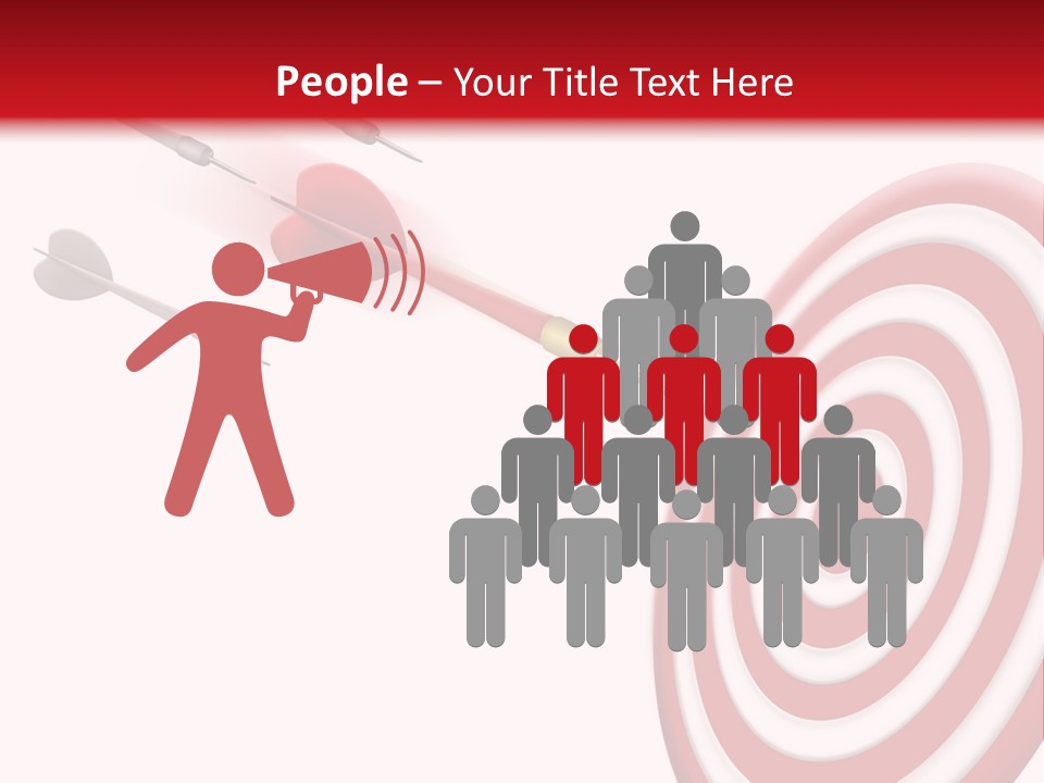 Character Couple White PowerPoint Template