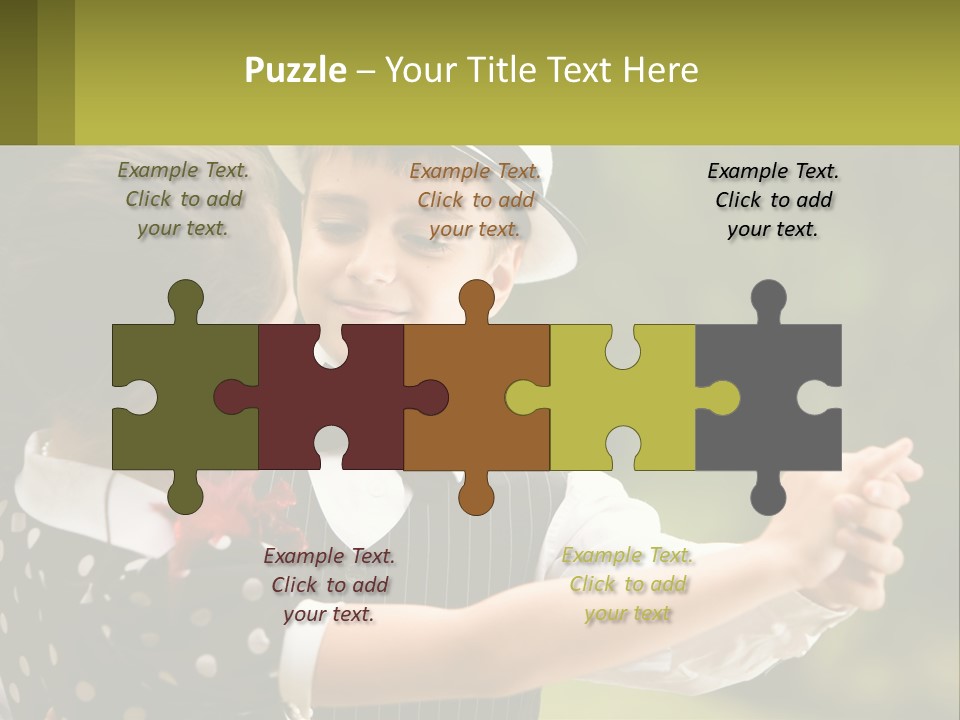 Happy Boy Park PowerPoint Template