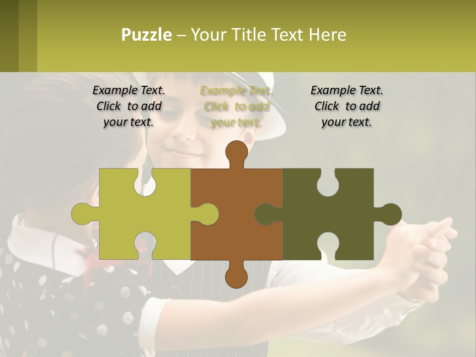 Happy Boy Park PowerPoint Template