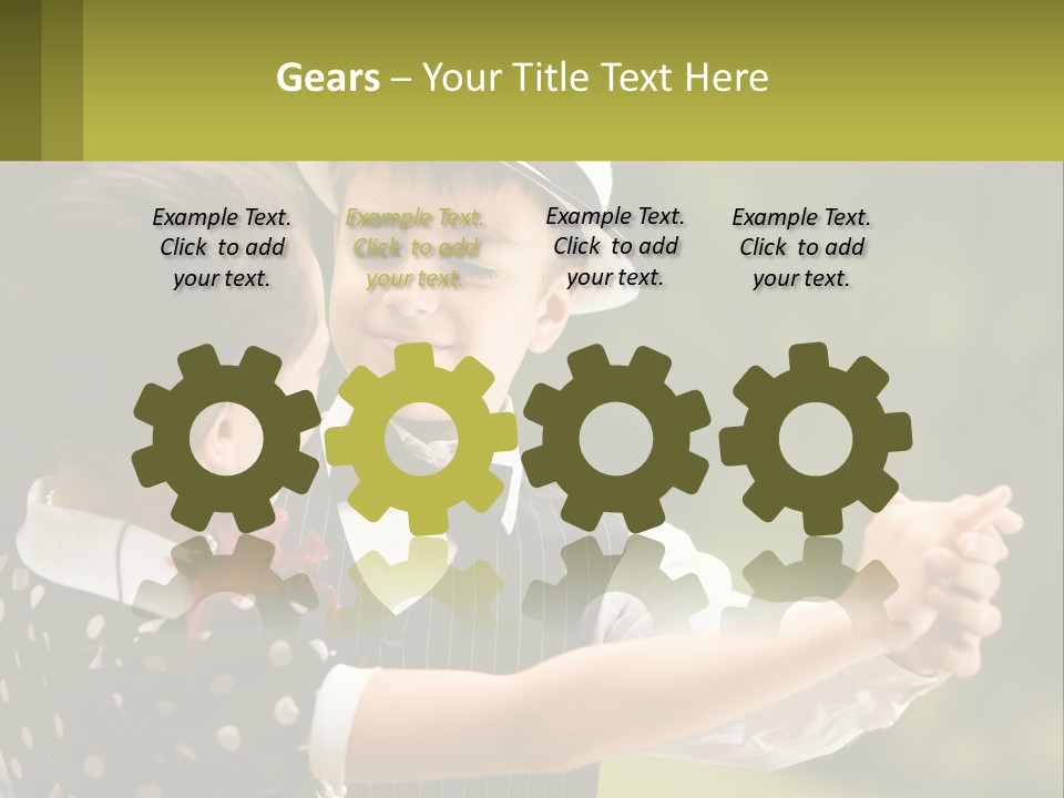 Happy Boy Park PowerPoint Template