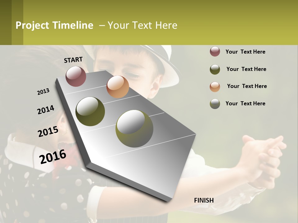 Happy Boy Park PowerPoint Template