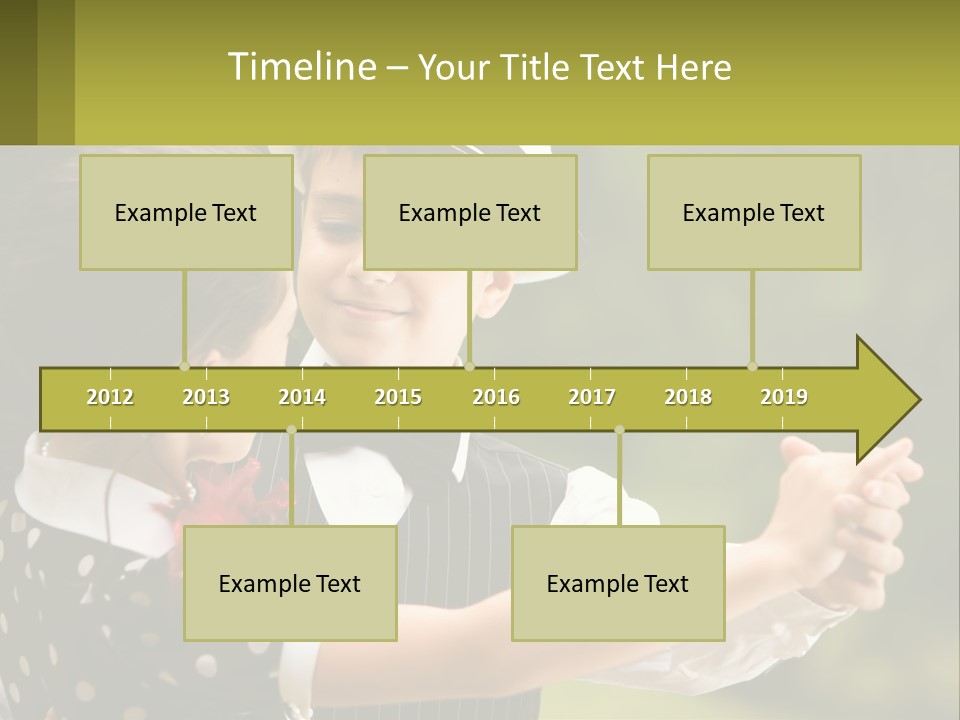Happy Boy Park PowerPoint Template