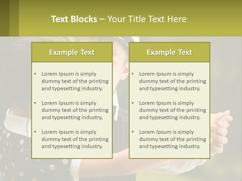 Happy Boy Park PowerPoint Template