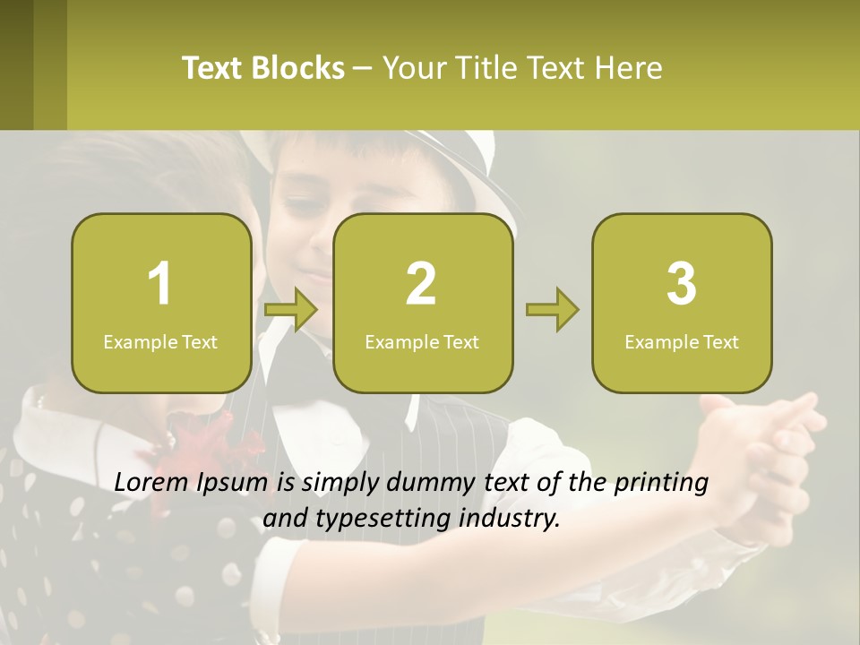 Happy Boy Park PowerPoint Template
