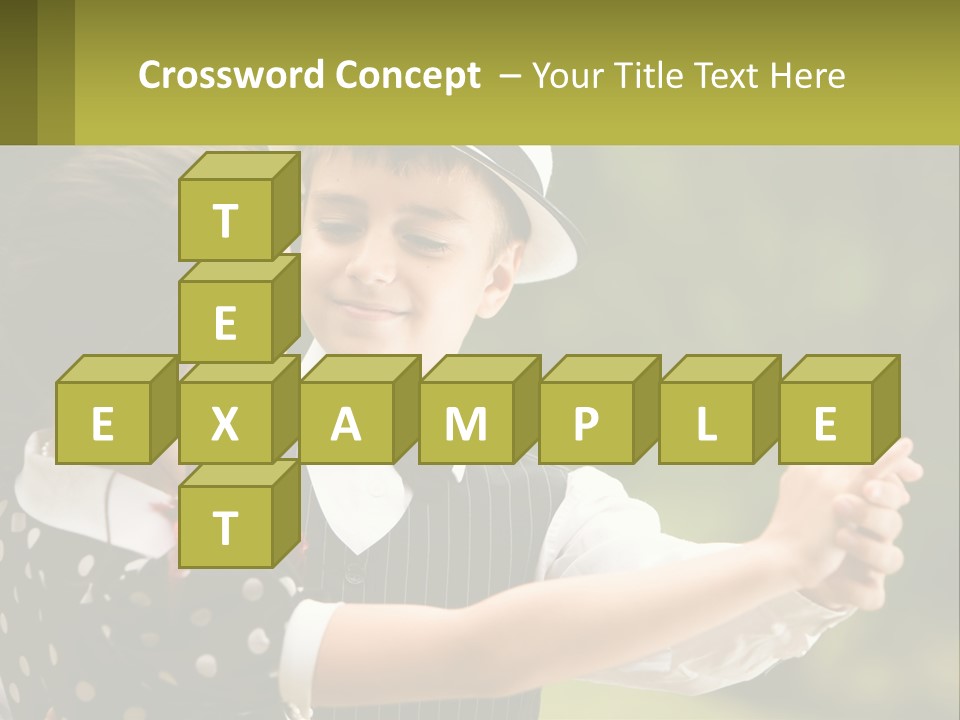 Happy Boy Park PowerPoint Template