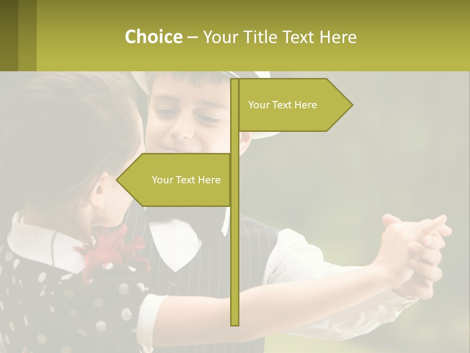 Happy Boy Park PowerPoint Template