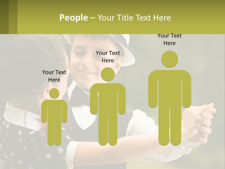 Happy Boy Park PowerPoint Template