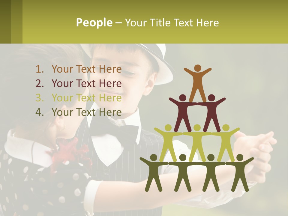 Happy Boy Park PowerPoint Template