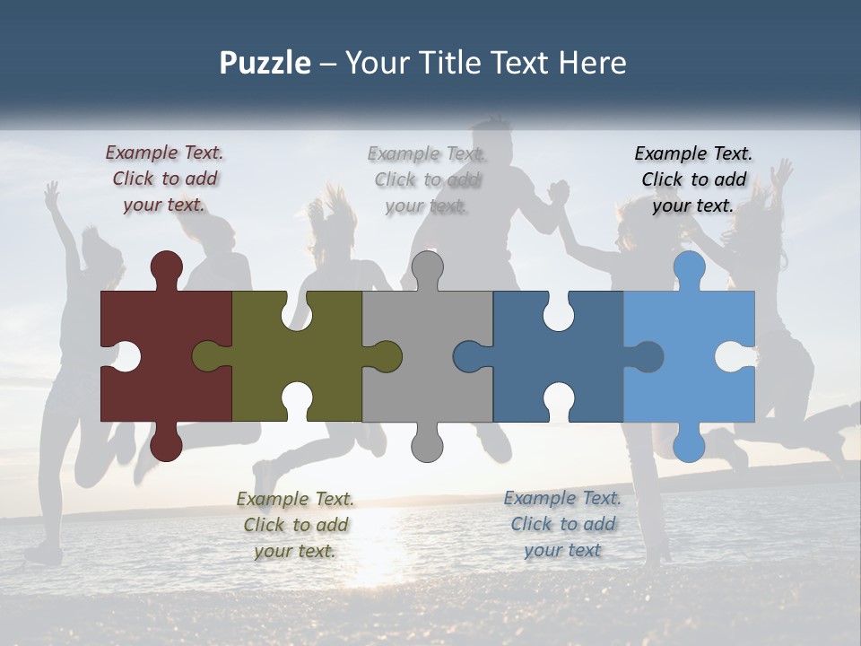 Beach Holiday Vacation PowerPoint Template